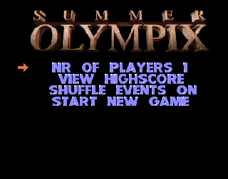 Screenshot Thumbnail / Media File 1 for Summer Olympix (1994)(Flair)[!]